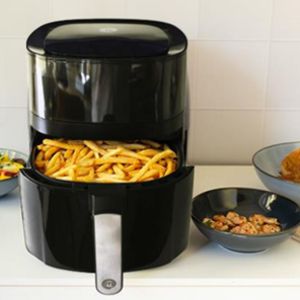 Фритюрник с горещ въздух MasterChef Air Fryer - 5,5 л, с дигитално управление