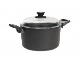 SKK Тенджера със стъклен капак индукционна - Ø 24 см.