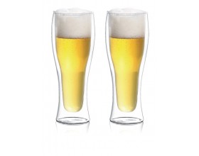 FAUBOURG Сет от 2 бр. двустенни стъклени чаши за бира “DUBLIN“ - 480 мл.