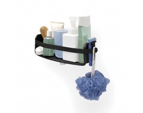 UMBRA Рафт за баня с вакуумно закрепване “FLEX GEL-LOCK “ - черен