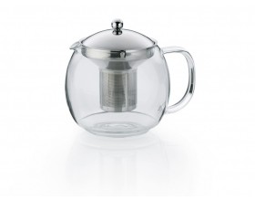 KELA Стъклен чайник със стоманен инфузер “Cylon“ - 1,5л.