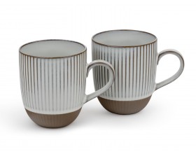 BREDEMEIJER Сет от 2 керамични чаши за чай “Ingo“ - 450 мл.