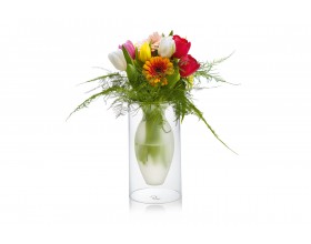 PHILIPPI  Стъклена ваза “ESMERALDA“ - M размер