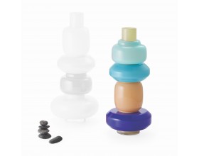 PHILIPPI Модулна стъклена ваза “BIANETTI“, 5 части - синя