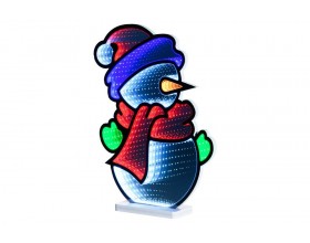 FINNLUMOR Светлинна LED декорация (с 3D ефект) “Снежен човек“ - 46 см