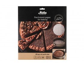 MAKU Кръгли хартии за печене 60бр. 3 размера 