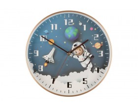 4LIVING Детски стенен часовник “Rocket“- Ø 30 см.