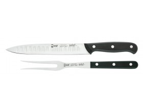IVO Cutelarias Карвинг комплект " SOLO" от 2 части /нож и вилица/ 