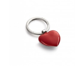 PHILIPPI Ключодържател сърце “SWEETHEART“ - червено / хром