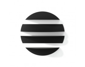 UMBRA Комплект от 4 бр. рафтове за стенен монтаж  “SOLIS“ - цвят черен