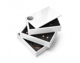 UMBRA Кутия за бижута и аксесоари “SPINDLE“ - цвят бял