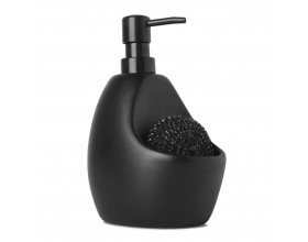 UMBRA Диспенсър за миещ препарат с отделение за кухненска тел “JOEY“ - цвят черен