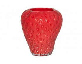 4LIVING Стъклена ваза “Senga“ - цвят червен