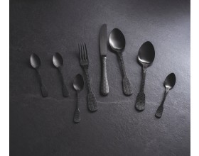 HERDMAR Прибори за хранене “OSIER“- 24 части - черен мат 