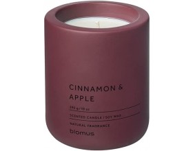 BLOMUS Ароматна свещ FRAGA размер L - аромат Cinnamon & Apple - цвят Port 