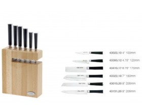 IVO Cutelarias Комплект ножове със стойка "ASIAN" – 6 части