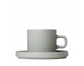 BLOMUS Комплект от 2 бр.чаши за кафе PILAR  - цвят светло-сив (Mirage Grey)