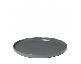 BLOMUS Голяма чиния PILAR, Ø32 см - цвят сив (Pewter)