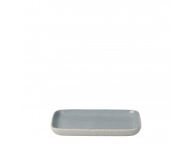 BLOMUS Правоъгълна чиния SABLO, M размер - цвят сив (Stone)