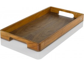 AdHoc Табла/поднос за сервиране Serve - 56x30 см - акация и орех