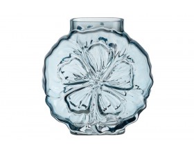 4LIVING Стъклена ваза “Flora“ - цвят син