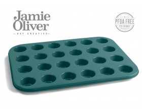 JAMIE OLIVER Форма за 24 бр.мини мъфини - 35 х 27см - цвят атлантическо зелено
