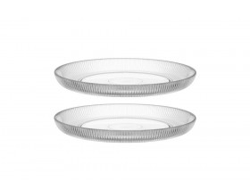 MAKU Комплект 2бр оребрени чинии - Ø18 см.