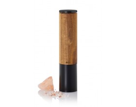 AdHoc Електрическа мелничка за сол и пипер eMill.5 - акация/черна стомана