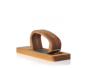 AdHoc Преса за чесън с дъска RoccaAlio - акация