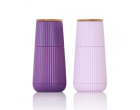 AdHoc Комплект мелнички за сол и пипер Scape - 12 см. - тъмно- и свелолилаво