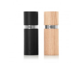 AdHoc Комплект мелнички за сол и пипер Textura - 13 см. - тъмен и светъл ясен