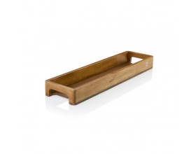 AdHoc Табла/поднос за сервиране Slim - 50 х 13 см. - акация и орех