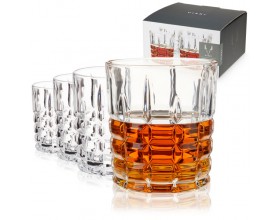 VISKI Кристални чаши за уиски “HIGHLAND“ 4бр. - 295мл.