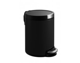 EKO Кош за отпадъци с педал “ARTISTIC“ - 5 литра - черен