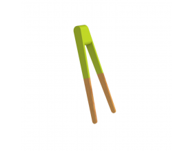 PEBBLY Бамбукова щипка за суши и хапки 15 см. - зелена