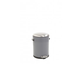 EKO Кош за отпадъци с педал  “BELLE DELUXE“- 5 литра - сив