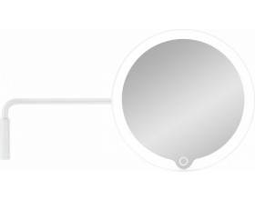 BLOMUS Увеличително огледало MODO за стенен монтаж с LED светлина - цвят бял