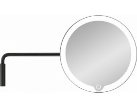 BLOMUS Увеличително огледало MODO за стенен монтаж с LED светлина - цвят черен