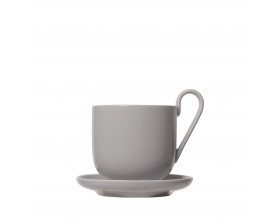 BLOMUS Комплект от 2 бр. чаши за кафе - RO - цвят сив (Mourning Dove)