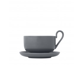 BLOMUS Комплект от 2 бр. чаши за чай - RO - цвят графит (Sharkskin)