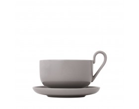BLOMUS Комплект от 2 бр. чаши за чай - RO - цвят сив (Mourning Dove)