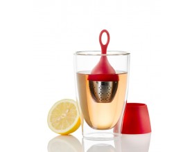 AdHoc Плаващ прибор за чай FLOATEA - червен