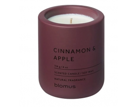 BLOMUS Ароматна свещ FRAGA, размер S - аромат Cinnamon & Apple - цвят Port 