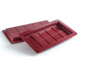 COOX Сет от 2 бр. форми за Дубайски шоколад - 25 х 14 см. - тъмно червени