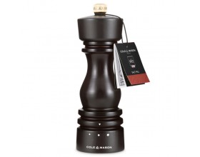 COLE & MASON Мелничка за сол “LONDON“ - 18 см. - цвят тъмен шоколад - с механизъм за прецизност