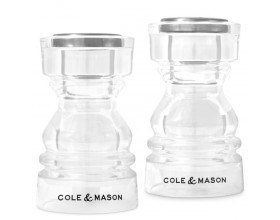COLE & MASON Акрилен комплект за сол и пипер LONDON - 8,6 см.