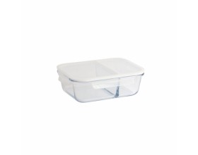 PEBBLY Стъклена кутия за храна с 2 отделения - 1,450 л.