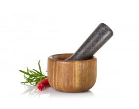 AdHoc Акациево хаванче TARU, Ø9см - акация/гранит