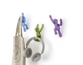 UMBRA Комплект от 3 бр закачалки за стена “BUDDY PIN-POINT" - синьо, зелено и лилаво