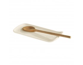 EMILE HENRY Керамична поставка за прибори за готвене  SPOON REST - цвят екрю